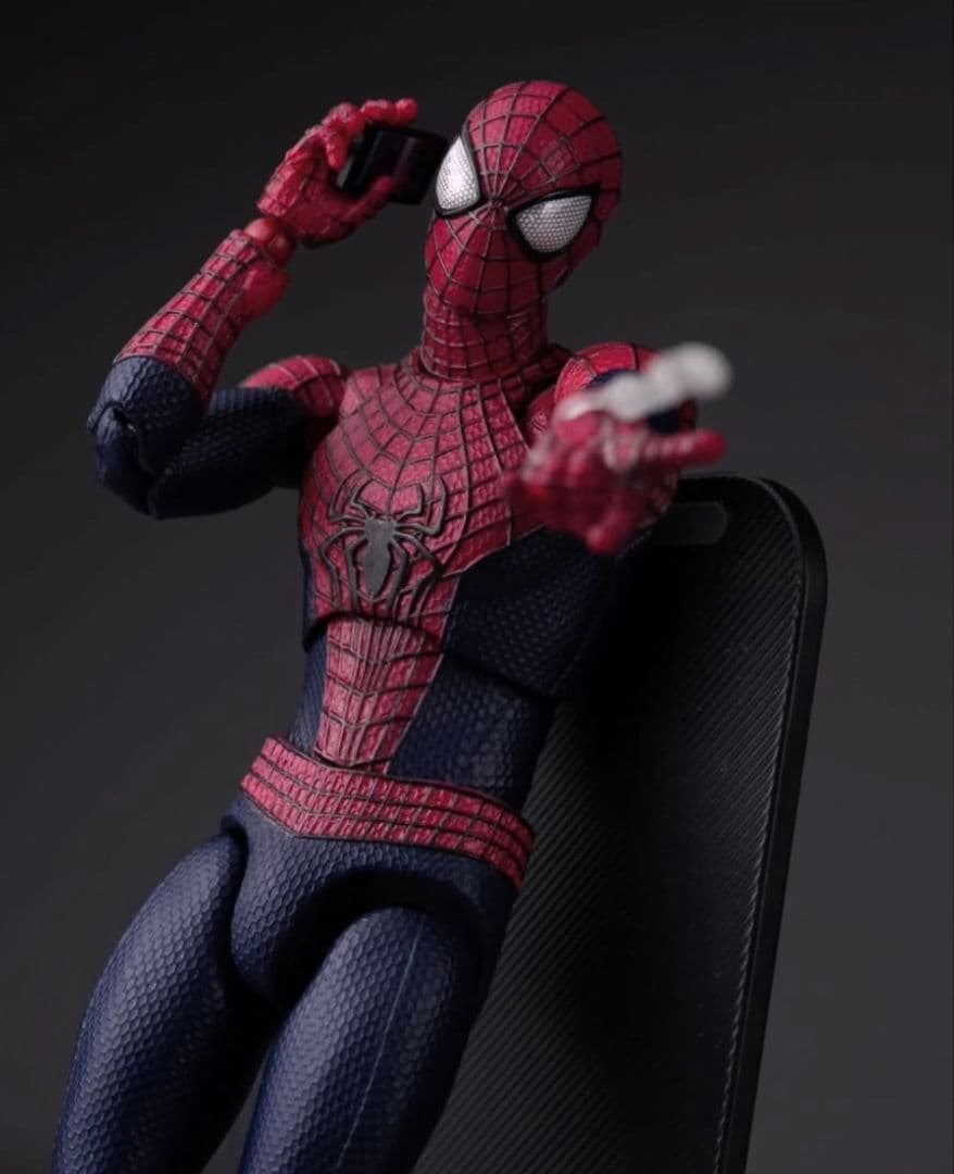 MAFEX アメイジングスパイダーマン ヘッドカスタム ヘキサゴンレンズホワイト