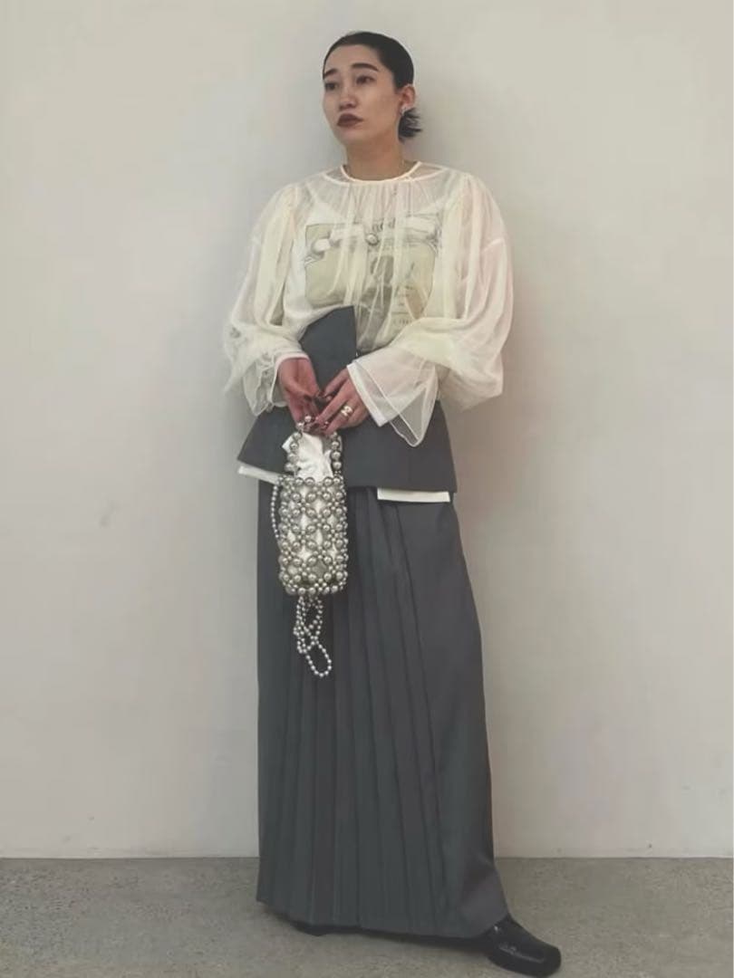 新品未使用　ameri UND SWITCH PLEATS SKIRT