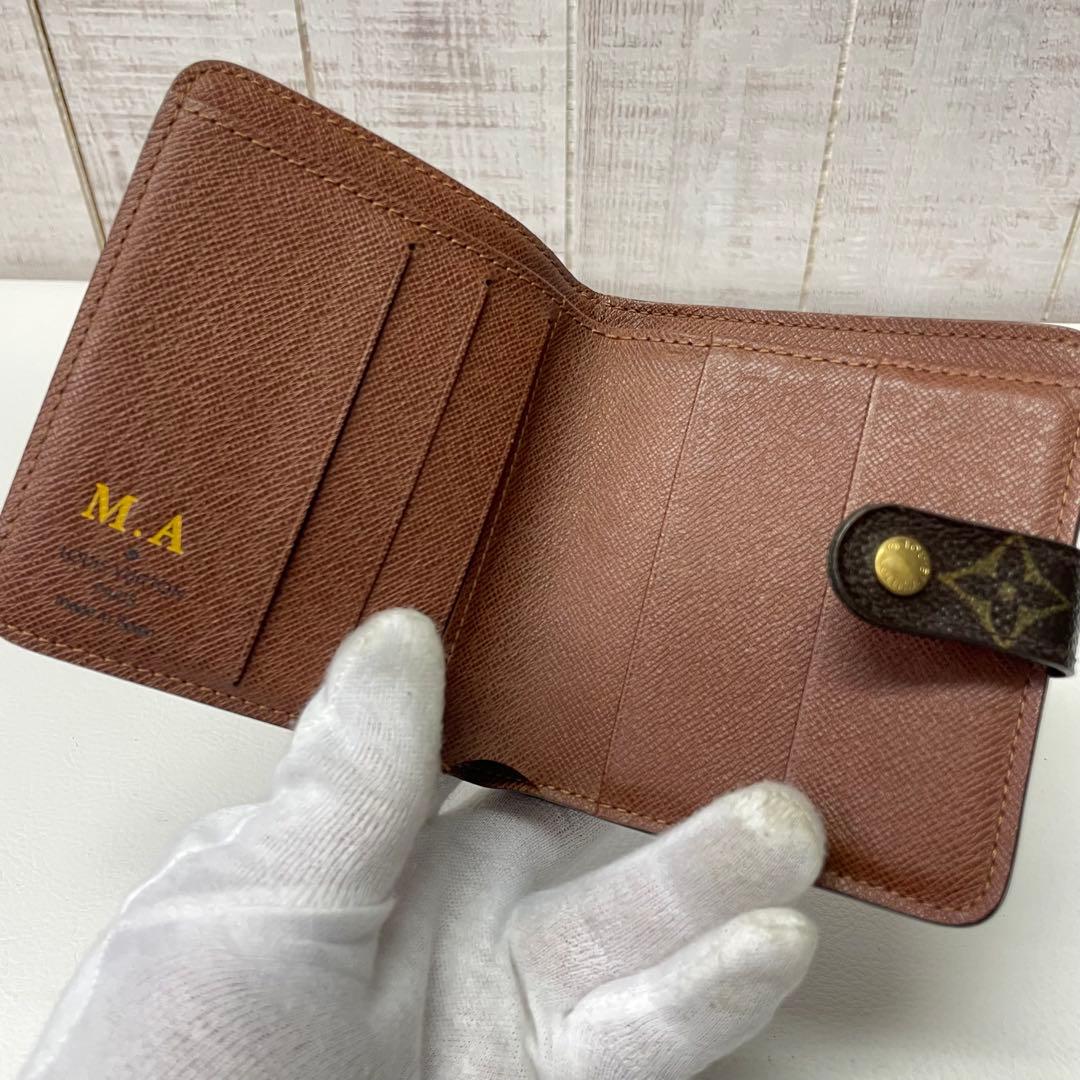 A*I様 Louis Vuitton モノグラム　二つ折り財布 ブラウン