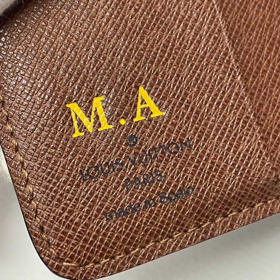 A*I様 Louis Vuitton モノグラム　二つ折り財布 ブラウン