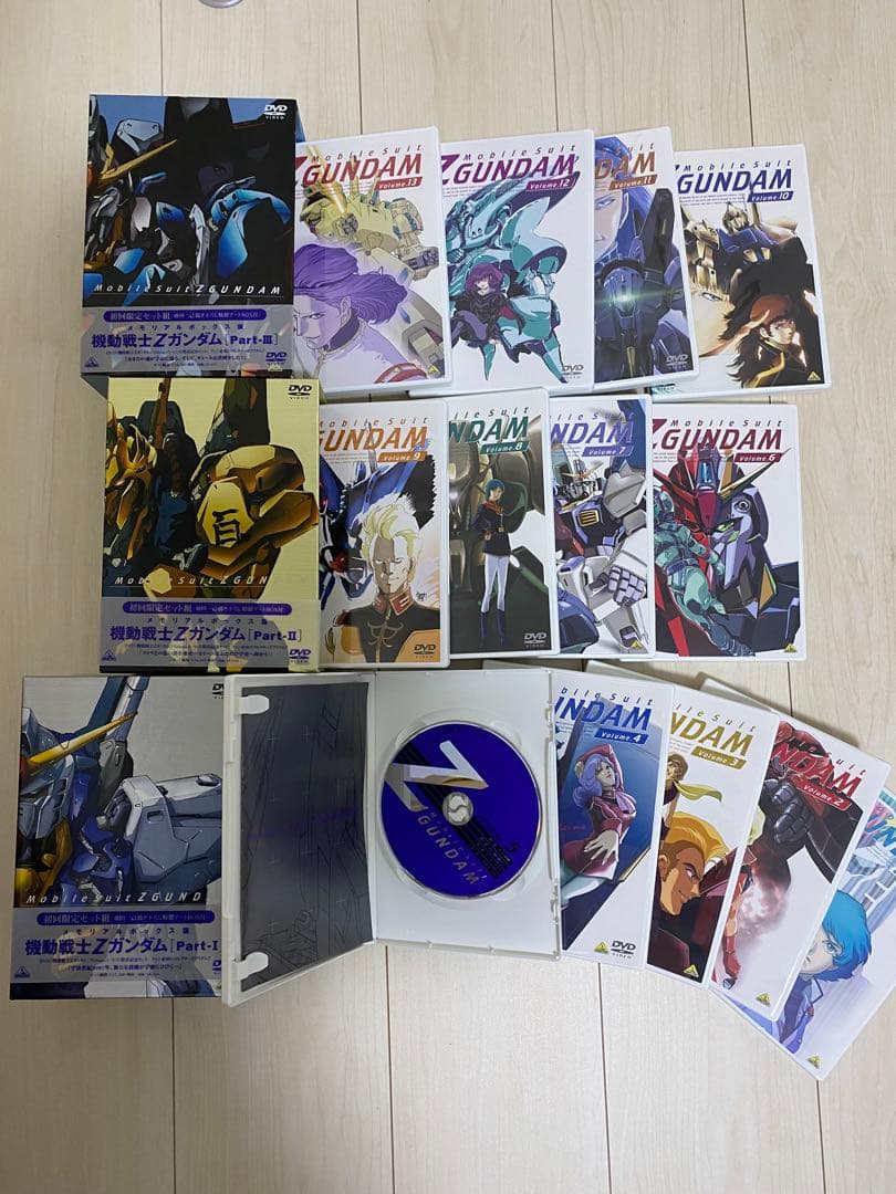 機動戦士Zガンダム DVD-BOX 1•2•3+劇場版DVD3枚