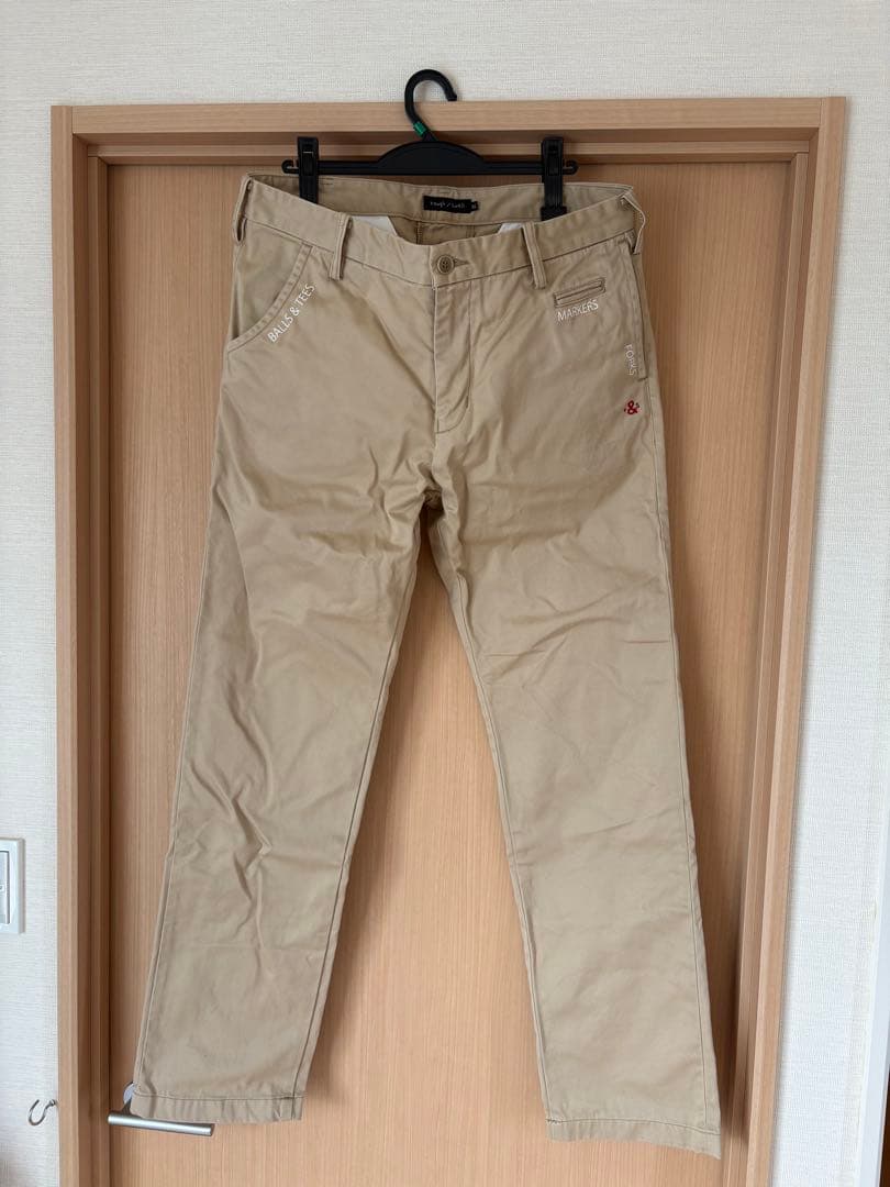 rough & swell ゴルフパンツ XL ベージュ