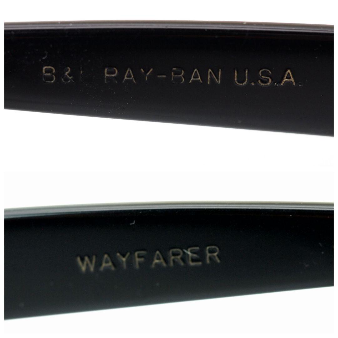Ray-Ban ウェイファーラー B&L USA製 ブラック サングラス