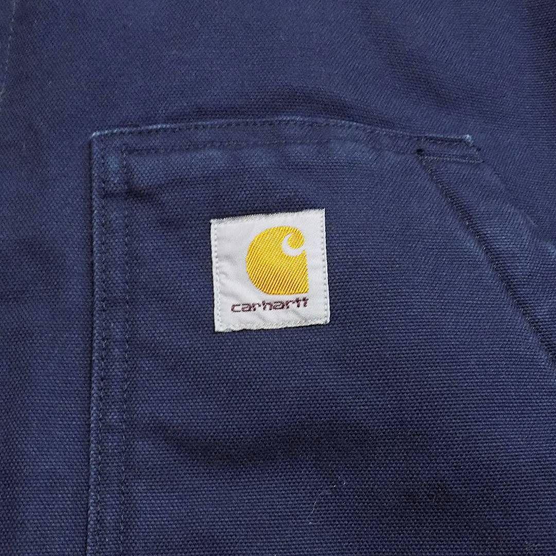 カーハート ダック ベスト 裏地ボア 企業系 アメカジ 3XL 特大 US古着