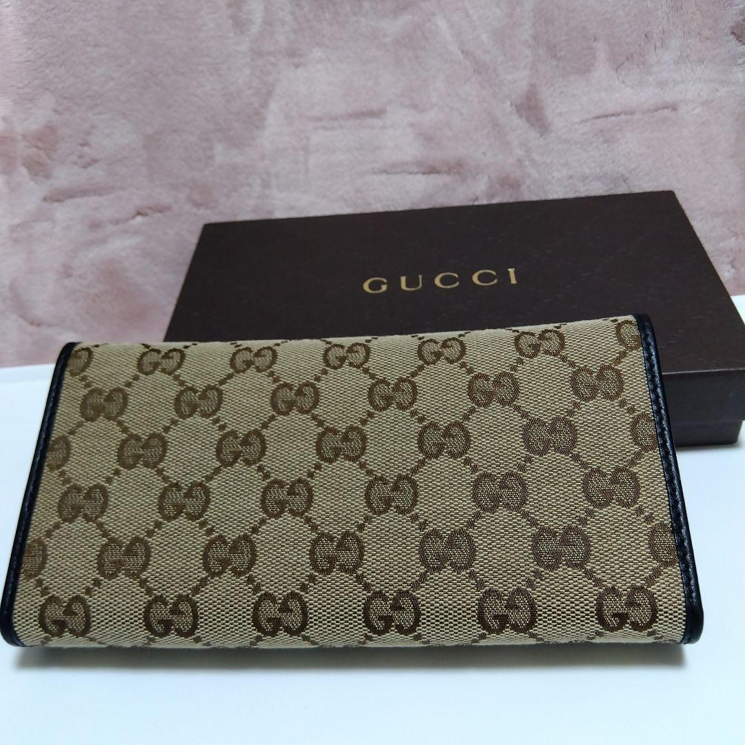 GUCCIグッチ GG柄 三つ折り財布