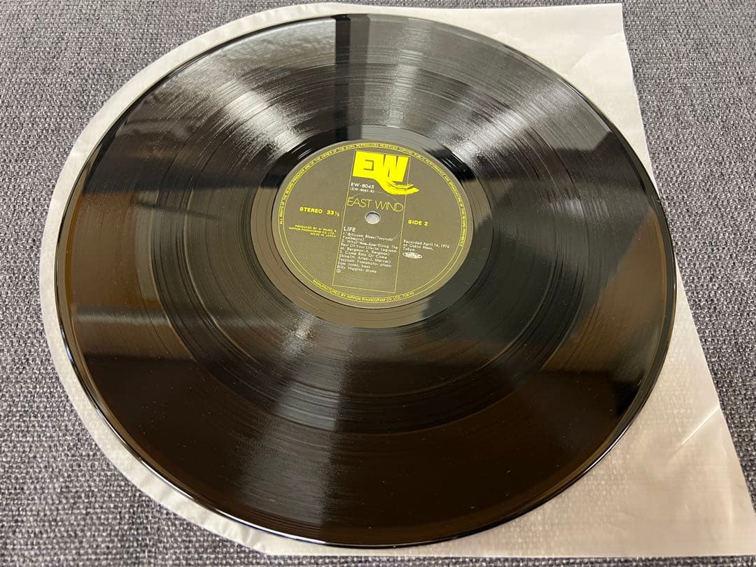山本剛 LIFE 1976年 LPレコード EW-8045 和ジャズ JAZZ