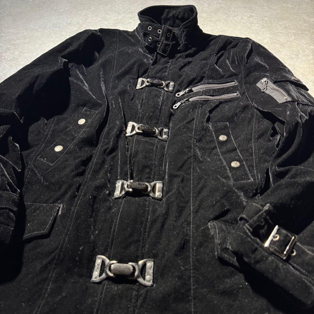 ジャケット・アウター 00s in the attic velvet fireman coat y2k
