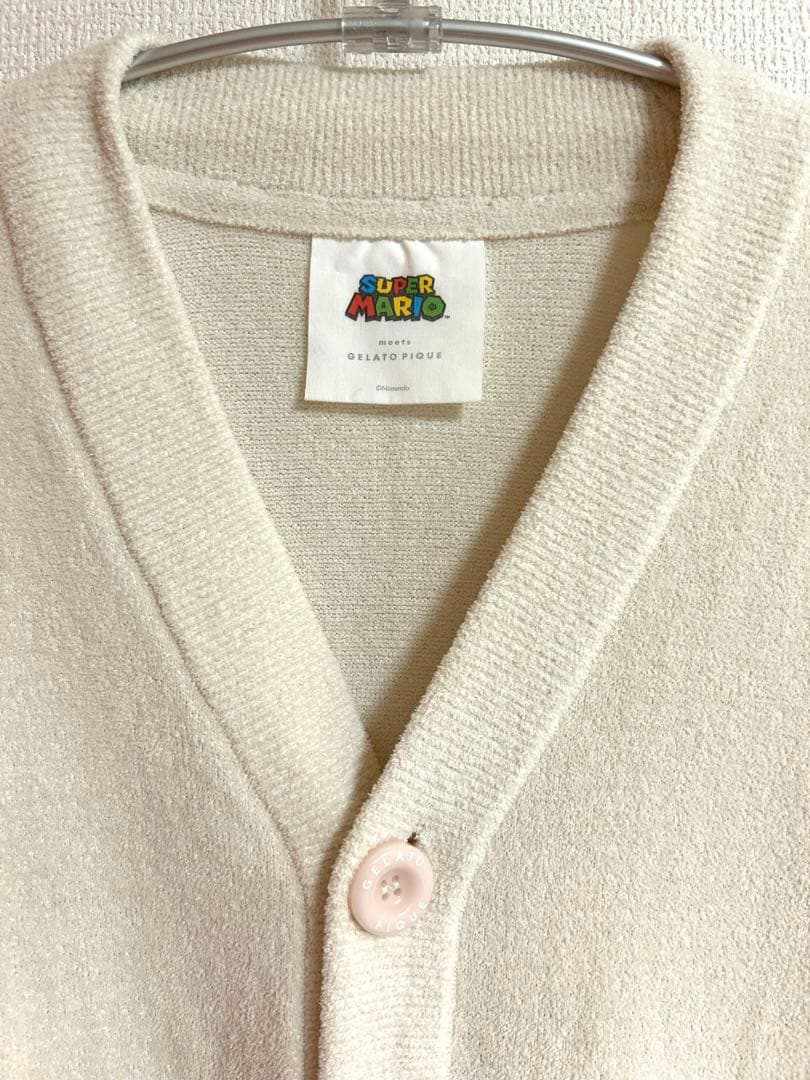 gelatopique/UNISEX キノピオジャガードカーディガン