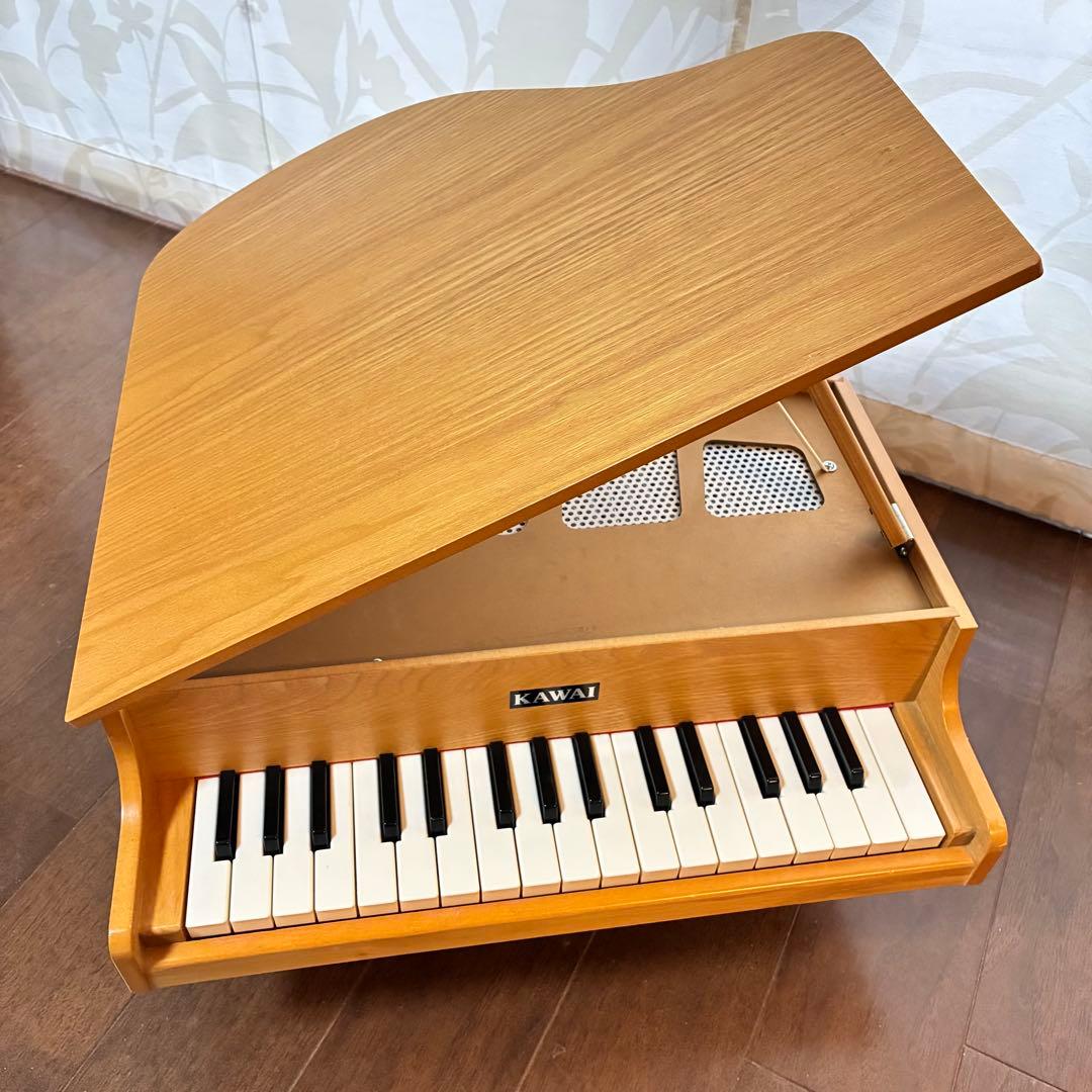 河合楽器KAWAI グランドピアノ ナチュラル　ミニ　トイ　おもちゃ　木製ピアノ