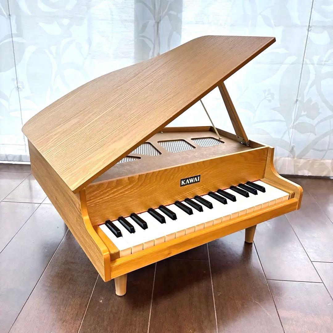 河合楽器KAWAI グランドピアノ ナチュラル　ミニ　トイ　おもちゃ　木製ピアノ