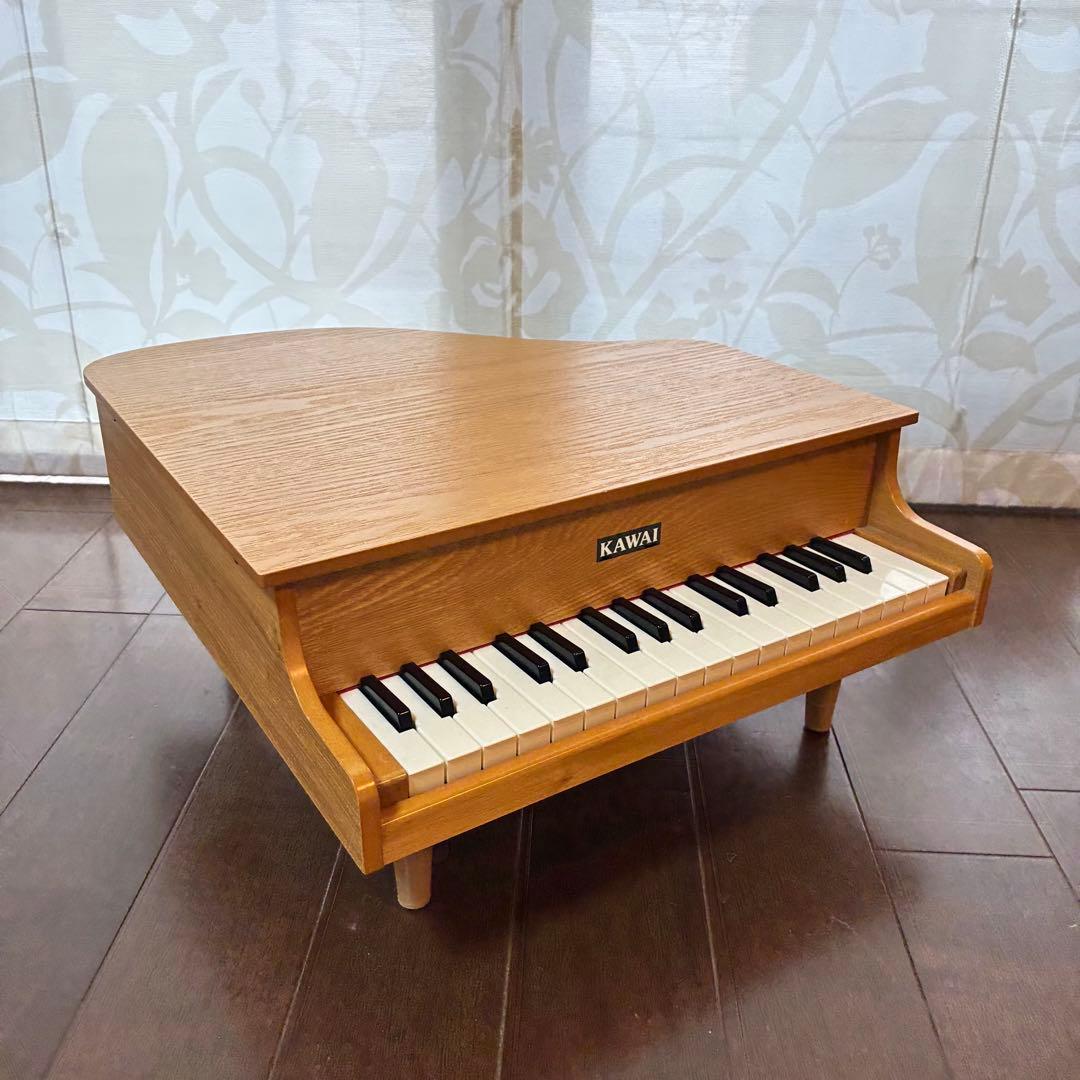 河合楽器KAWAI グランドピアノ ナチュラル　ミニ　トイ　おもちゃ　木製ピアノ