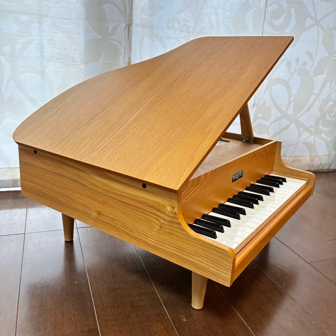 河合楽器KAWAI グランドピアノ ナチュラル　ミニ　トイ　おもちゃ　木製ピアノ