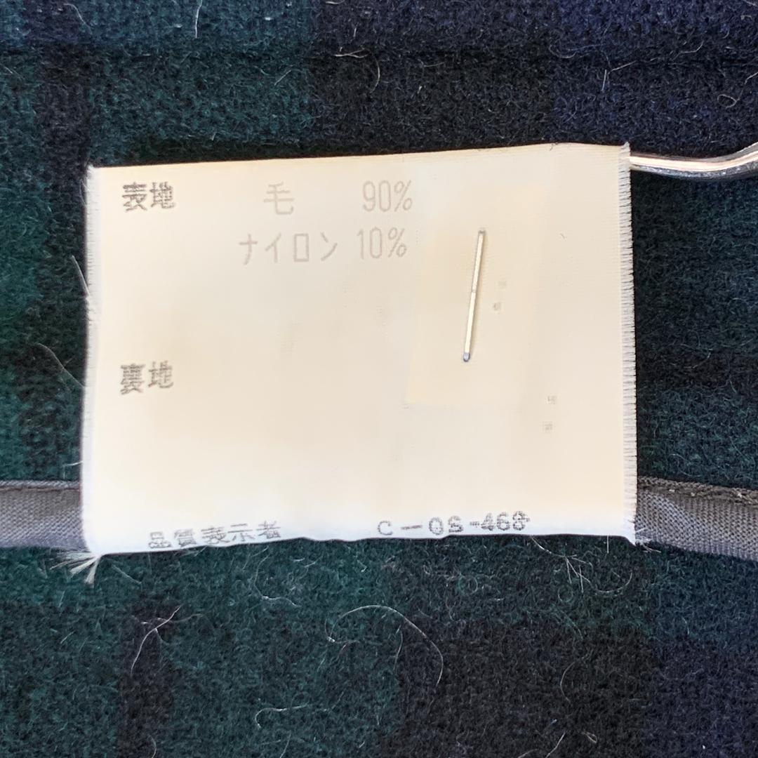 J.PRESS ジェイプレス ダッフルコート ロングコート ウール 裏地チェック