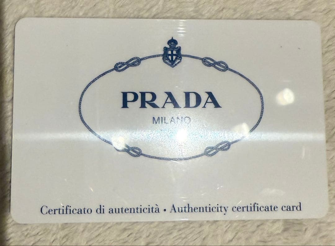 PRADA ブラック レザー 名刺入れ