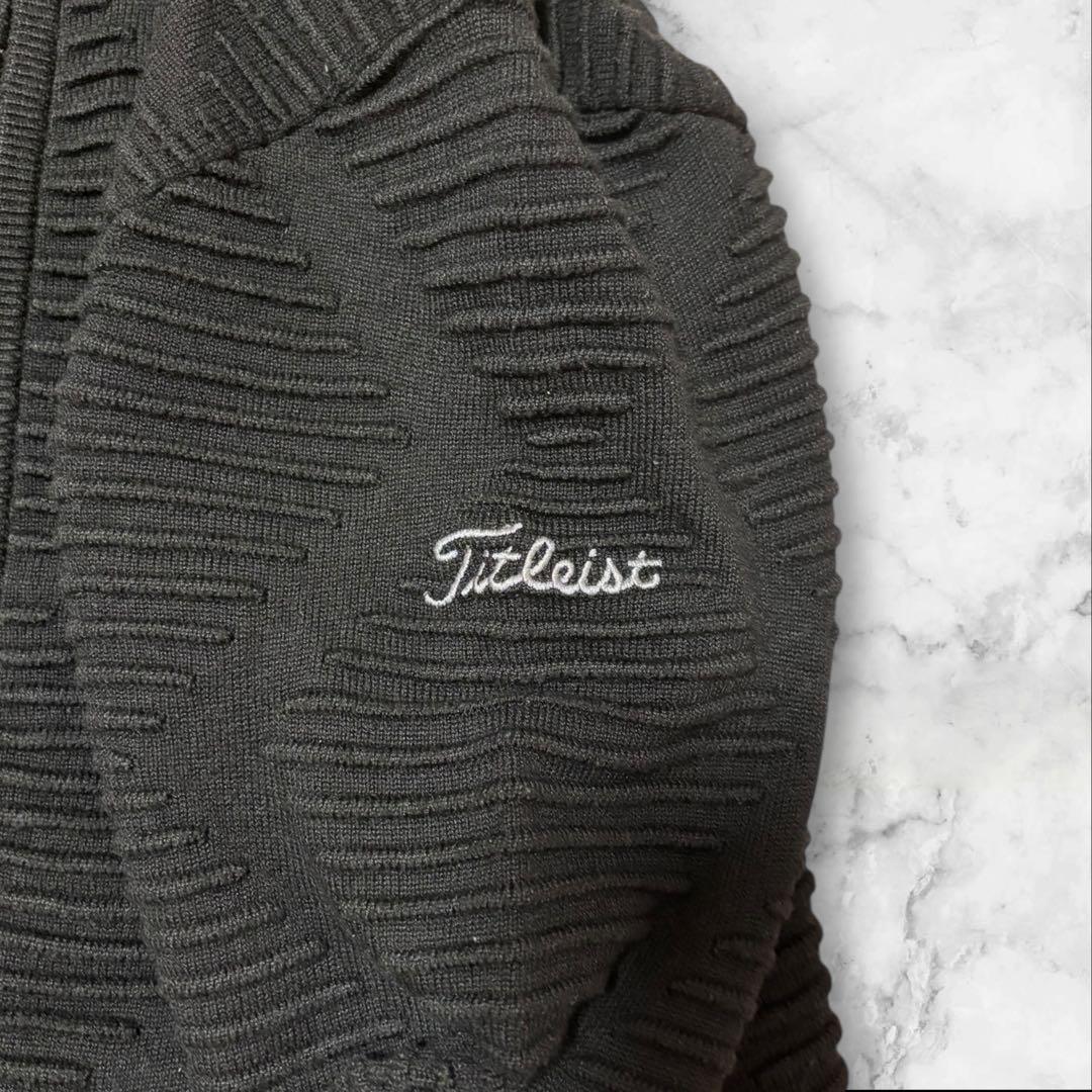 Titleist 黒 ジップアップ　ジャケット Lサイズ　タイトリスト　アウター