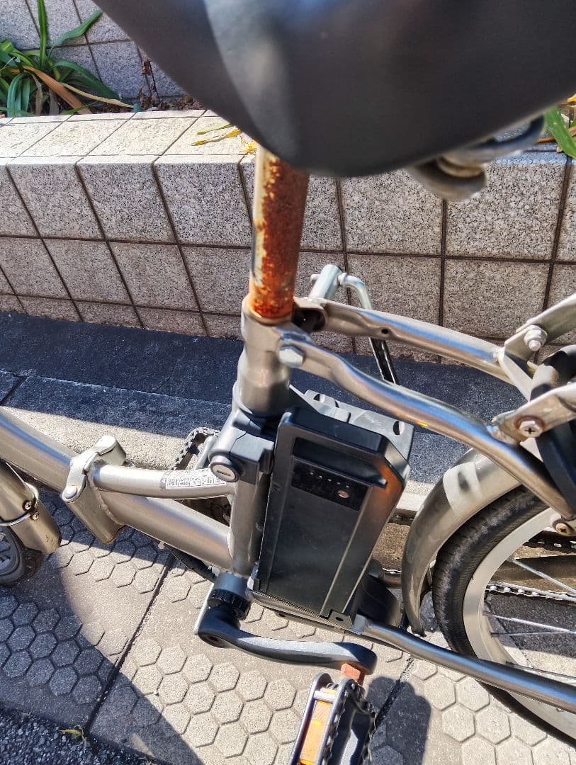 電動アシスト自転車 シティタイプ 26インチカゴ付　 バッテリー正常　5.8mA