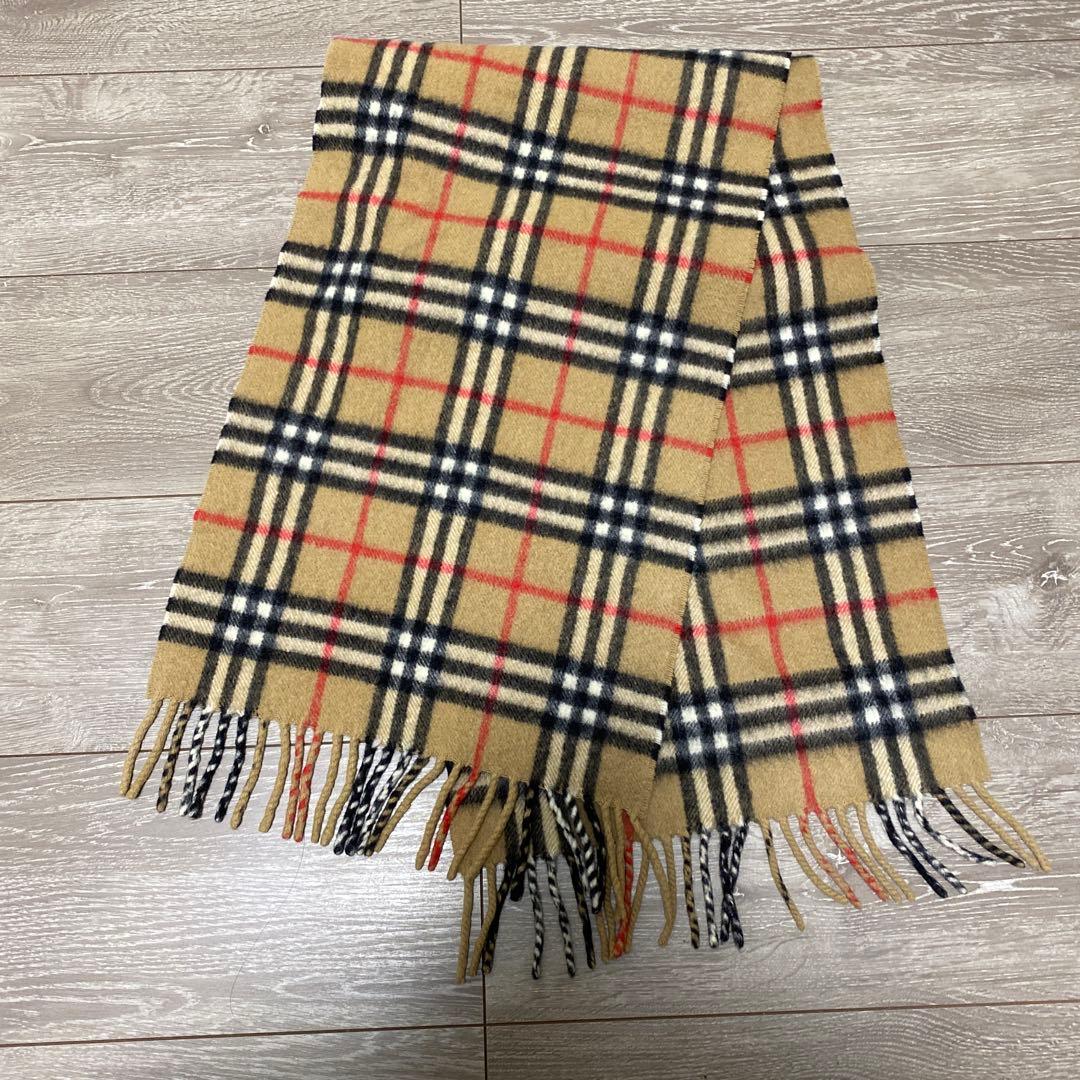 美品　バーバリー　Burberrys カシミヤ マフラー