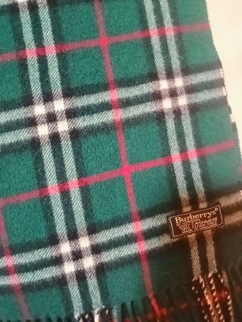 ♡Burberry's♡タータンチェック♡カシミヤマフラー♡期間限定お買い得品♡