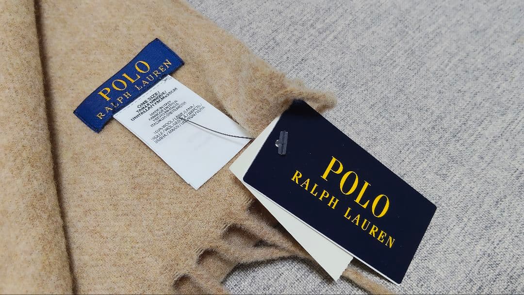 Polo Ralph Lauren ベージュ マフラー ONE SIZE