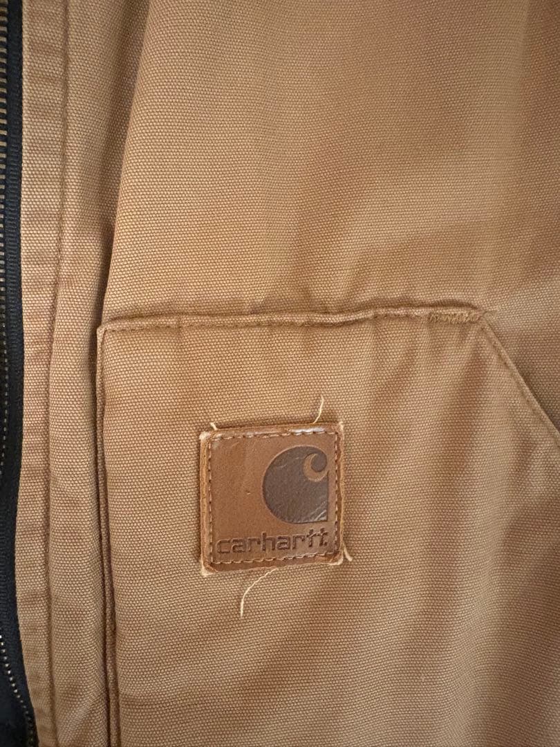Carhartt ダックベストカーハート ワークベスト ブラウン【美品】アメカジ