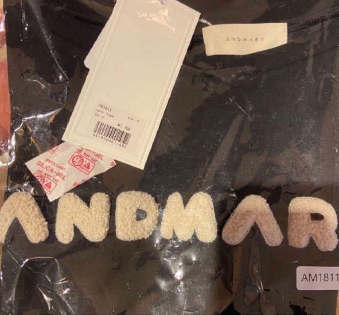 【最安値】Andmary AM1811 Mary logo tops black