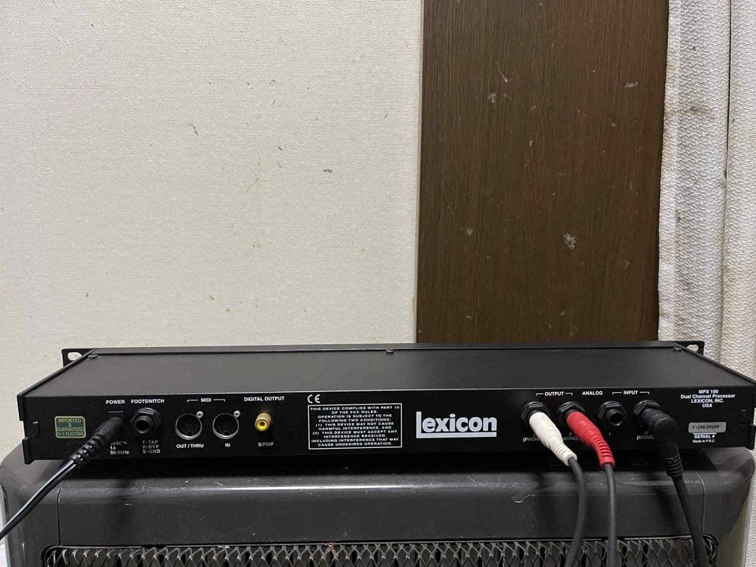 Lexicon レキシコン MPX100 デュアルチャンネルエフェクター