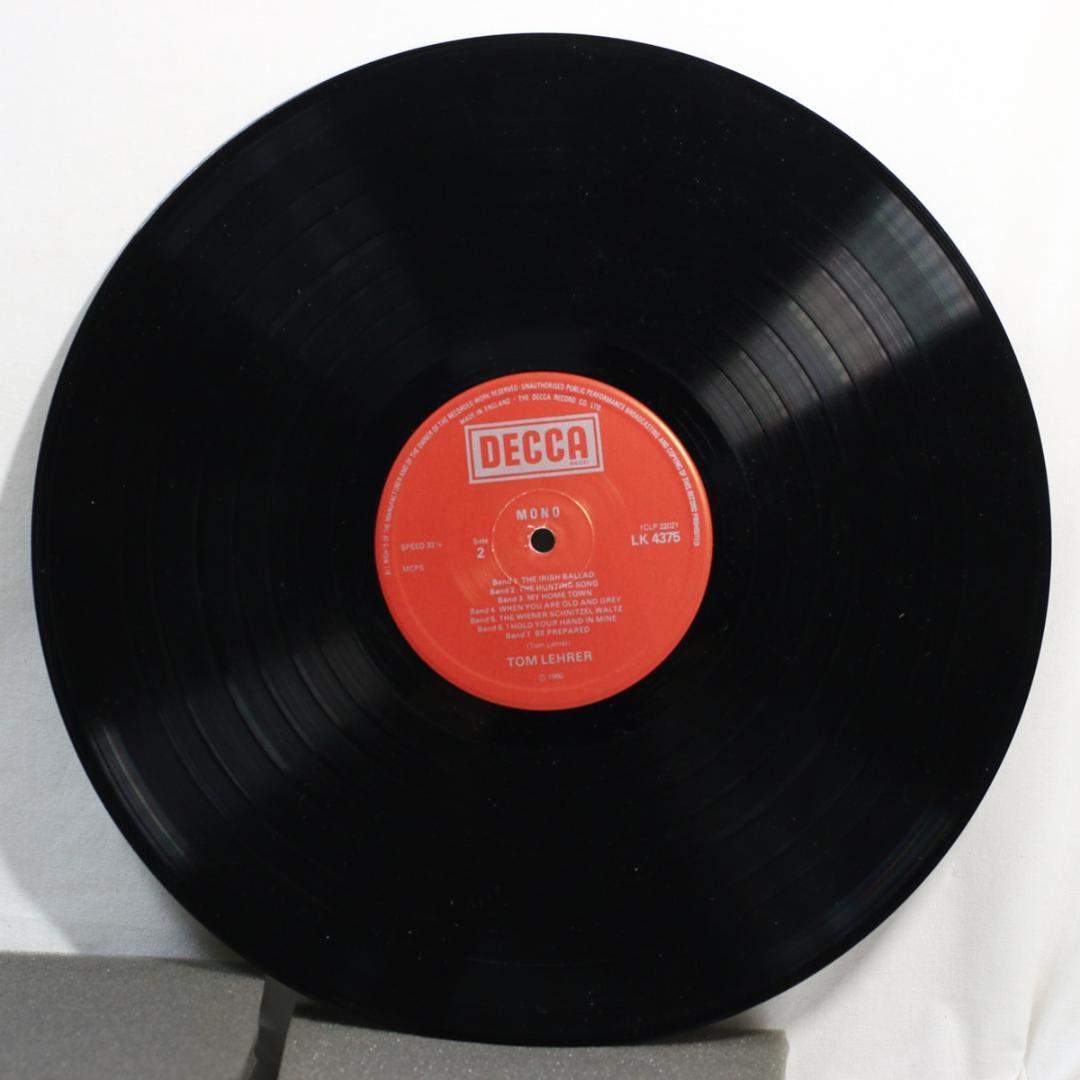 英LP Tom Lehrer Tom Revisited UK初回マト1A/1A