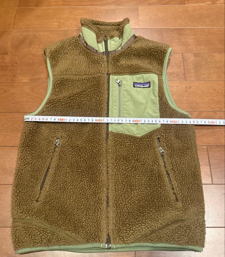 Patagonia パタゴニア レトロX フリースベスト XSサイズ（グリーン）