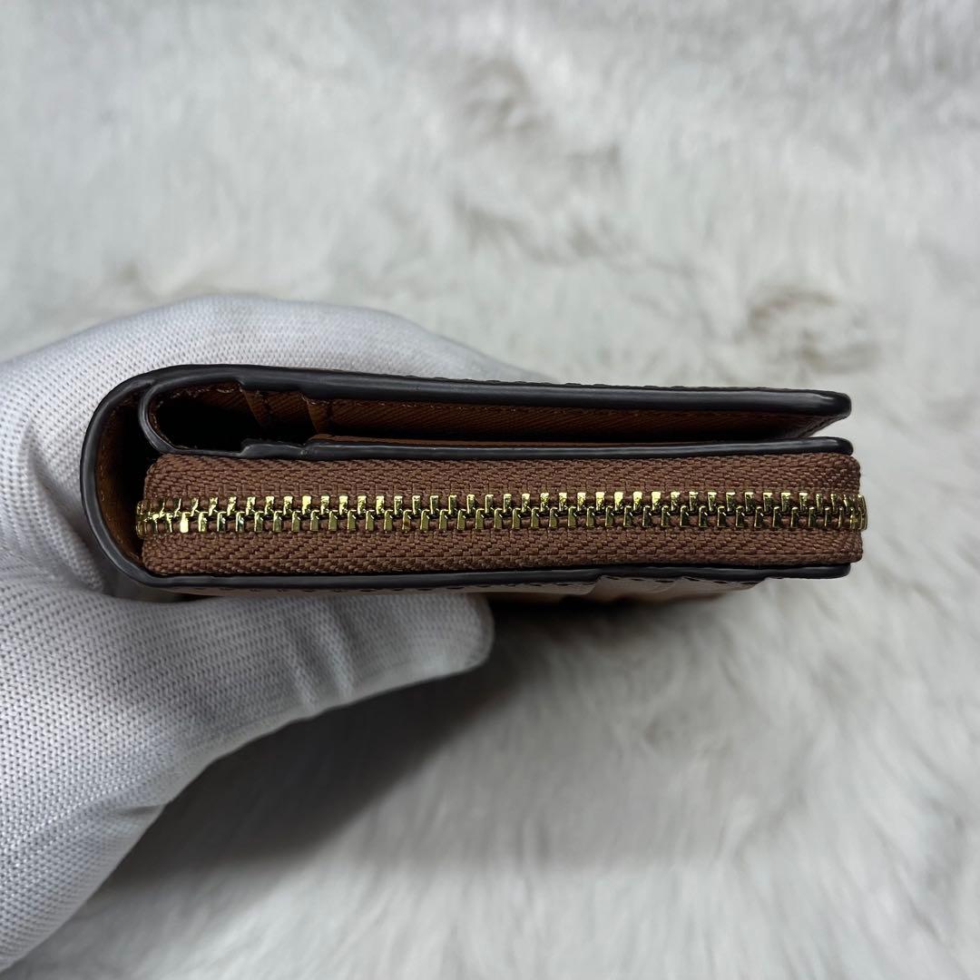 【未使用】MICHAEL KORS 二つ折り財布 ブラウン