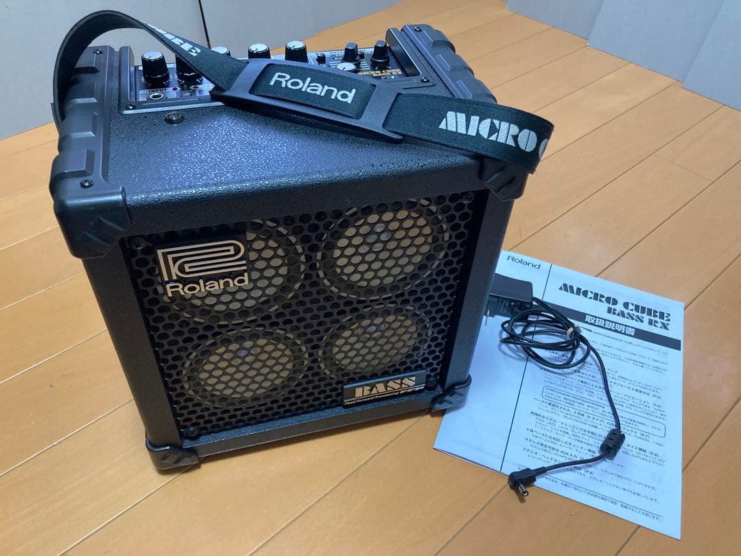 ローランド MICRO CUBE BASS RX 社外ACアダ付 送料込み