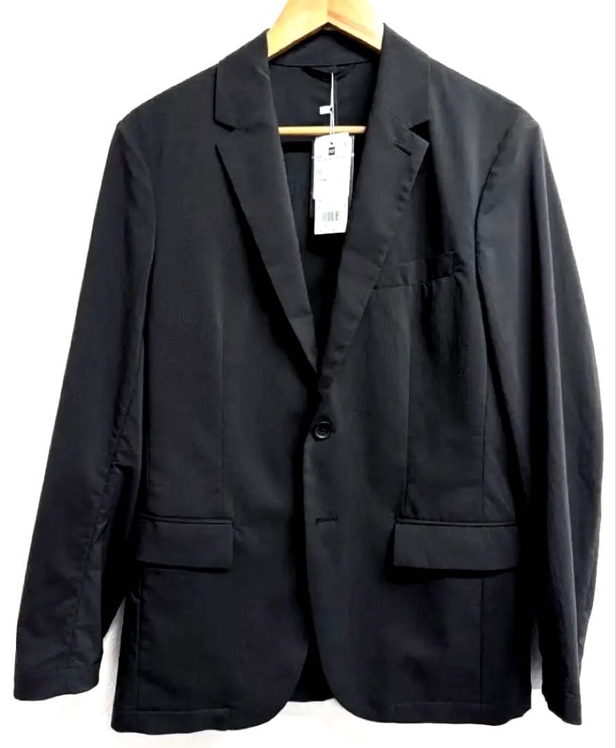 【極美品】PLST マイクロサッカージャケット ブラック M ¥21,000
