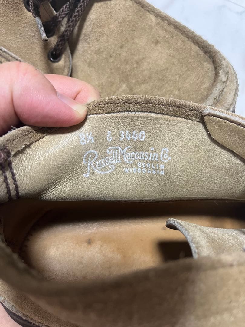 ラッセルモカシン　モカシンブーツ