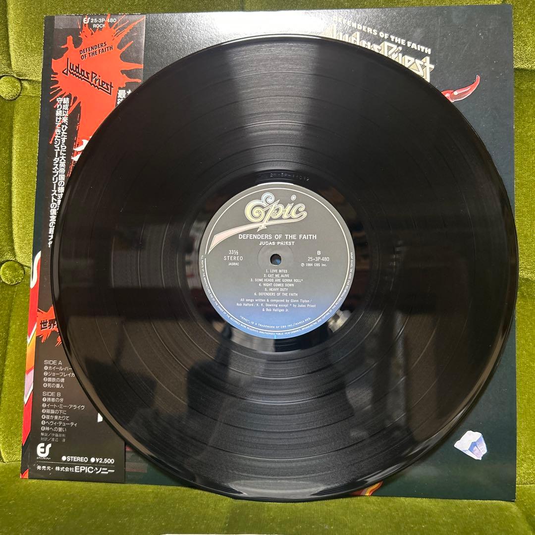 【美品】国内盤LP Judas Priest/ジューダス・プリースト 背徳の掟