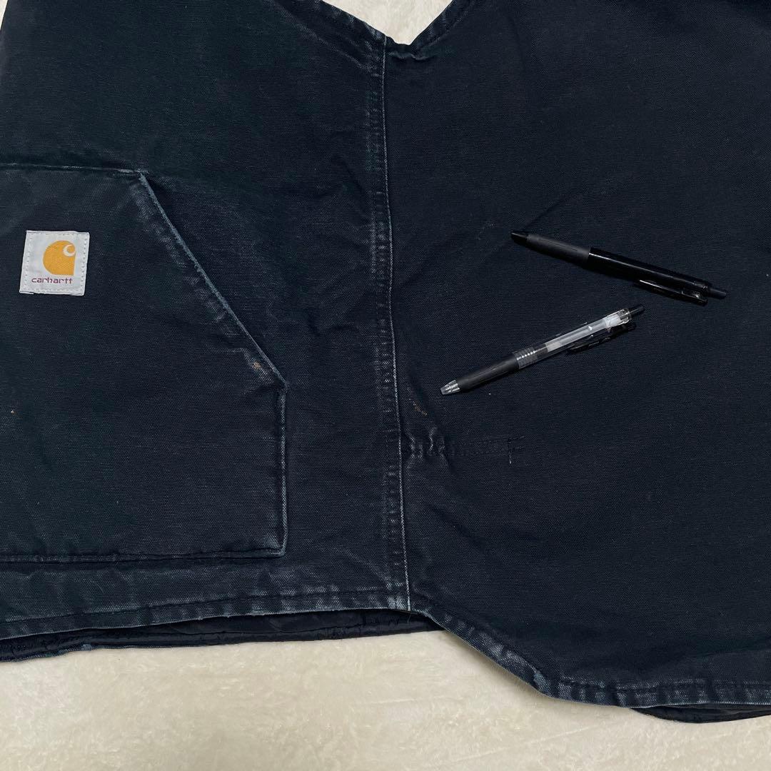 USA製 Carhartt ダックベスト BLK