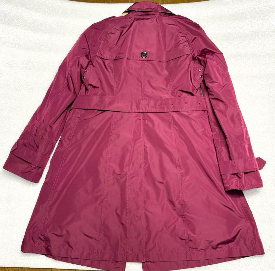 BURBERRY ピンクトレンチコートサイズ40