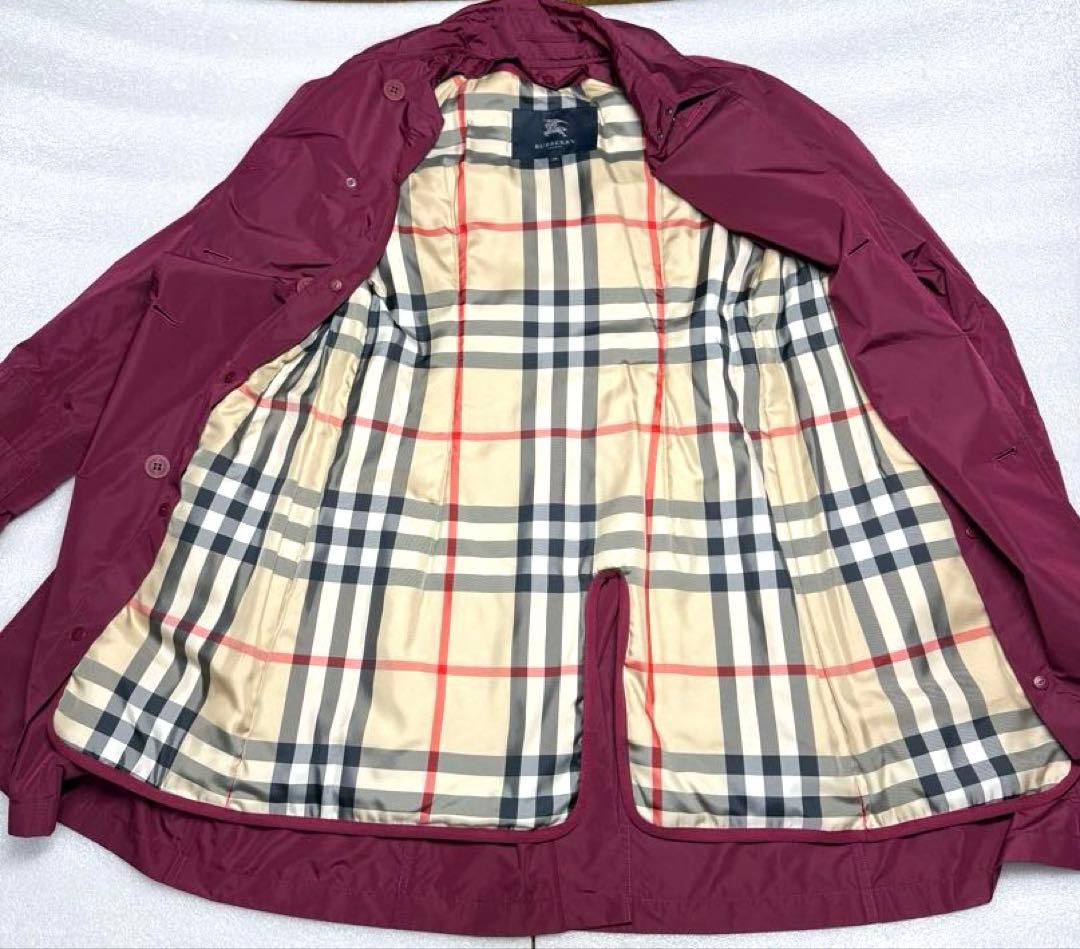 BURBERRY ピンクトレンチコートサイズ40