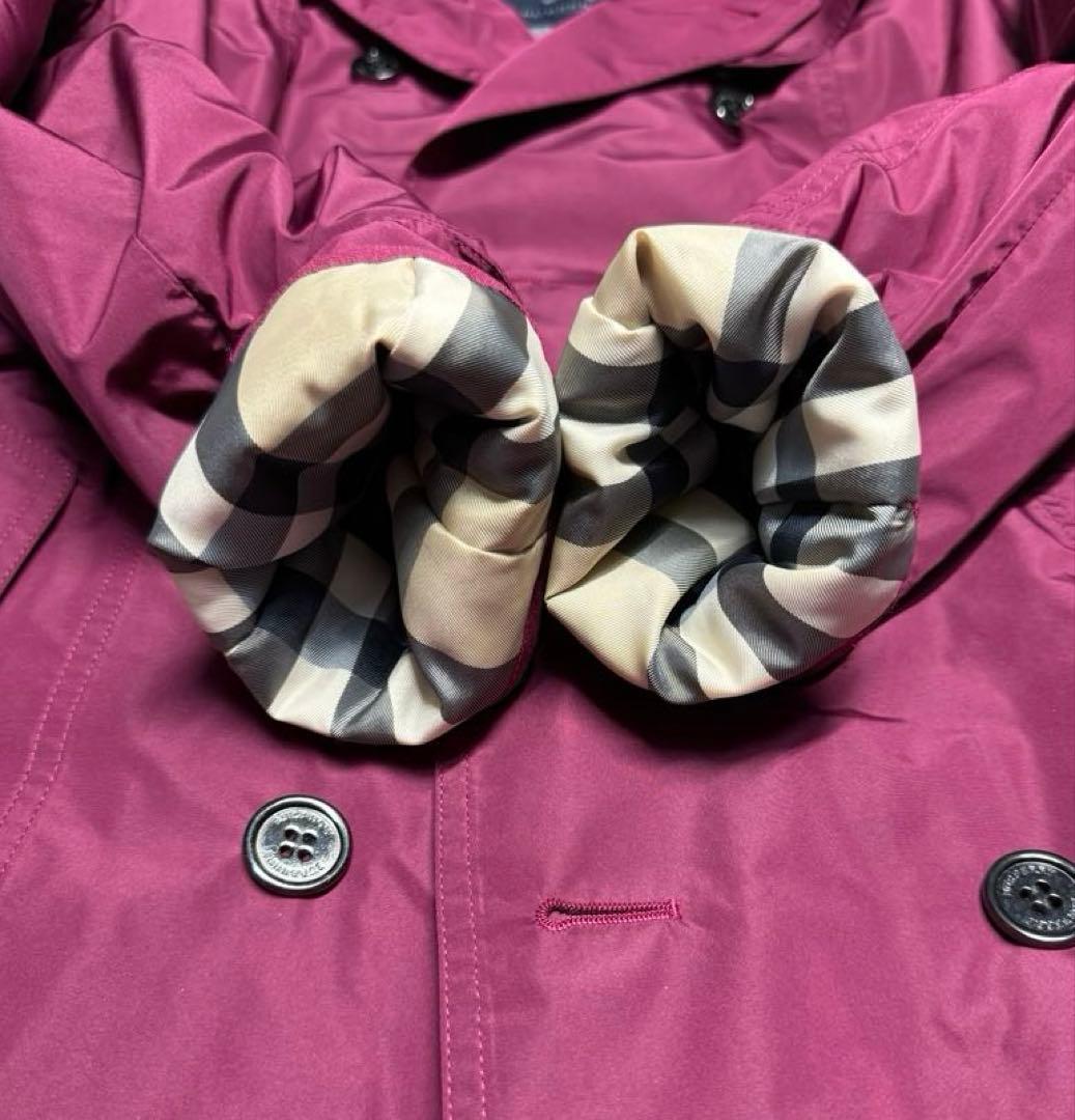 BURBERRY ピンクトレンチコートサイズ40