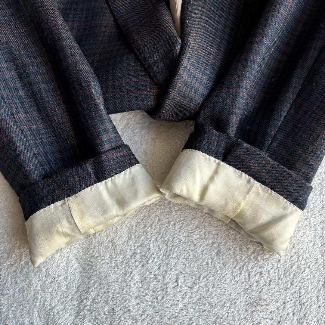 ✨️美品✨️ Burberrys ダブルジャケット ネイビー チェック 金ボタン