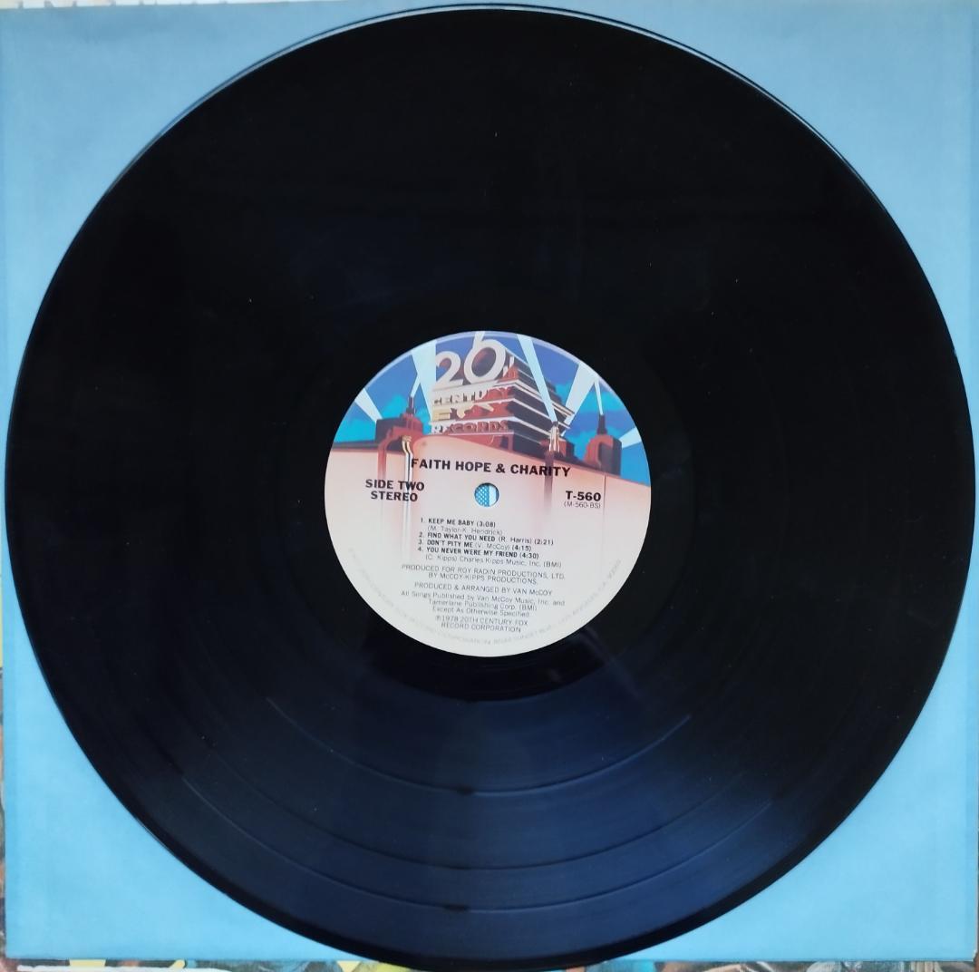 送料無料 ジャケ超レアLP　FAITH HOPE & CHARITY#SOUL