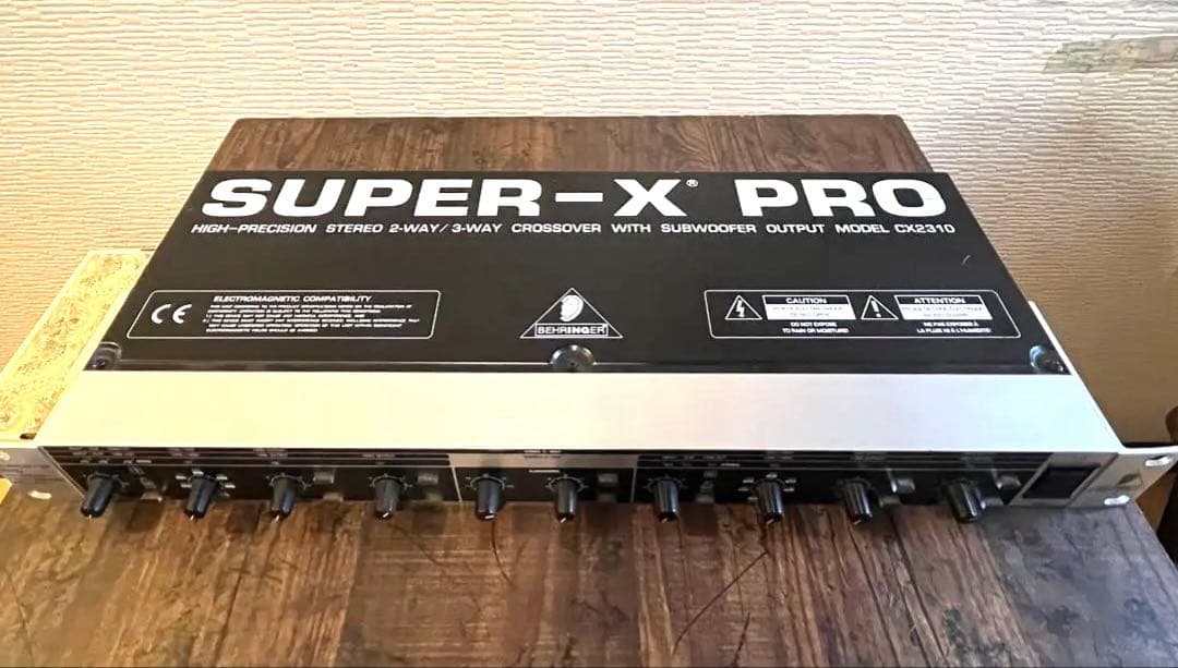 BEHRINGER SUPER-X PRO CX2310 PA クロスオーバー