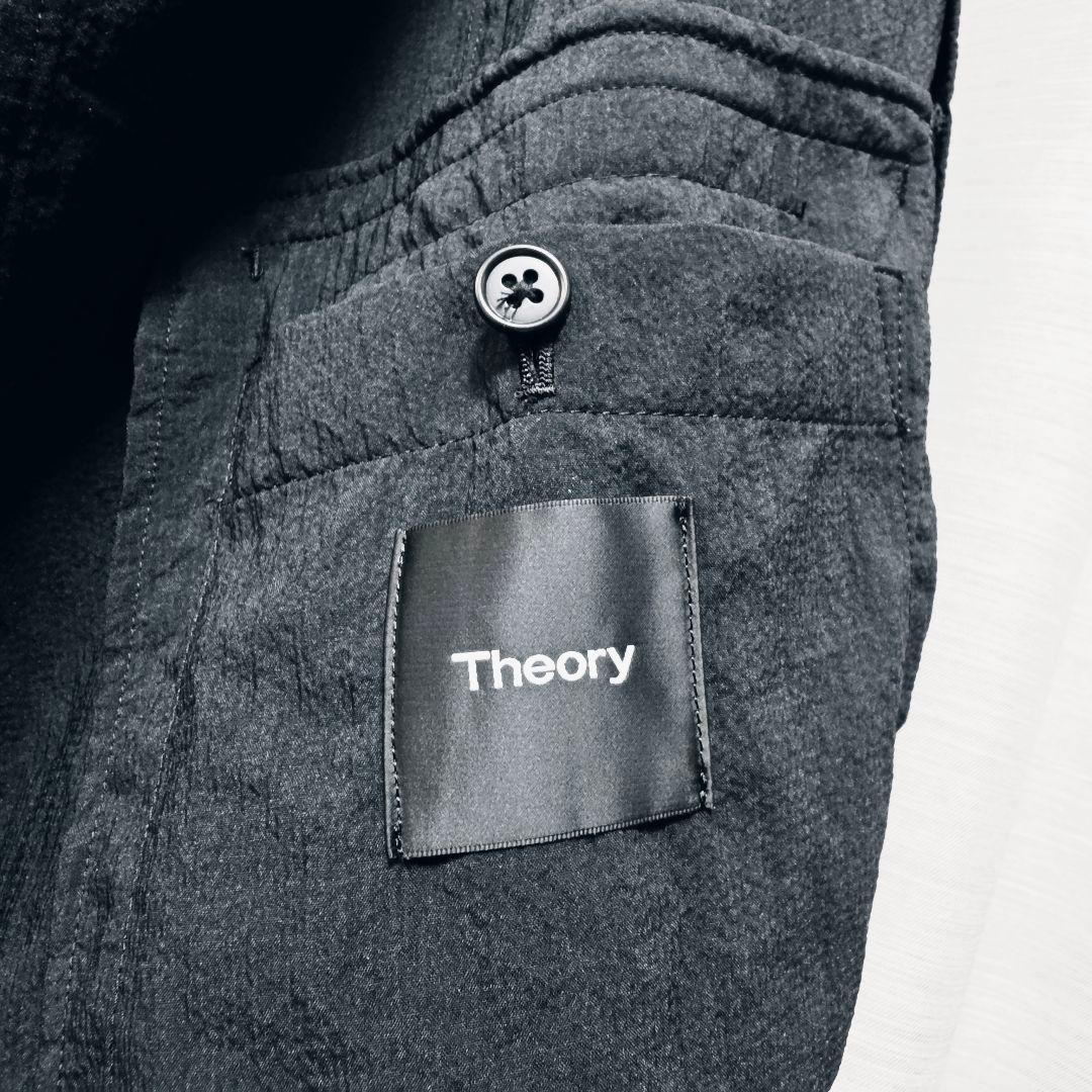 【未近：Theory】高機能シアサッカー ジャケット「L：ブラック」