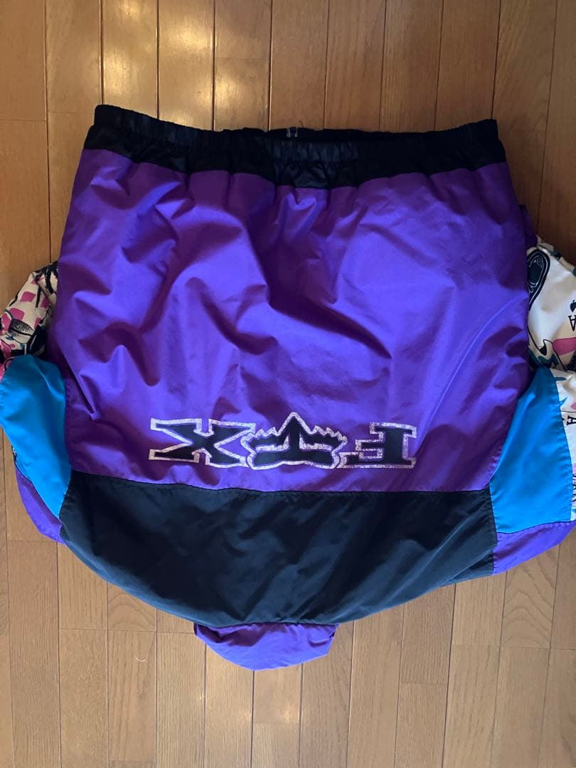 80's FOX IMAGE ジャケット 紫・黒・多色