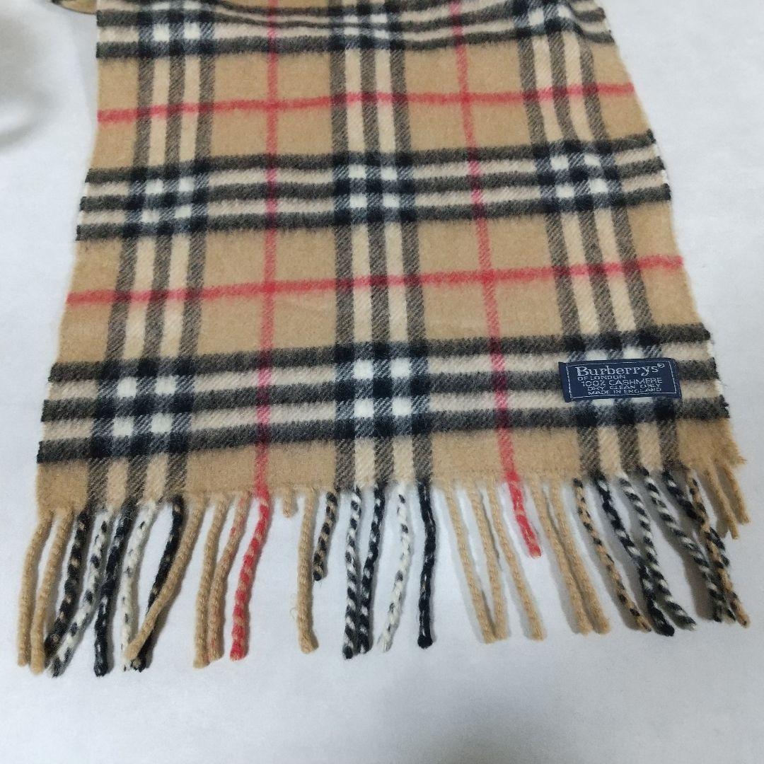 訳有り美品❢　BURBERRY　ノバチェック　カシミア100%　マフラー