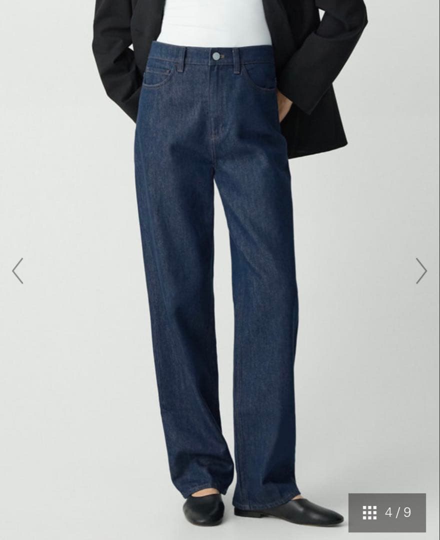 極美品☆Theory 2025SS RELAXED DENIM STRAIGHT