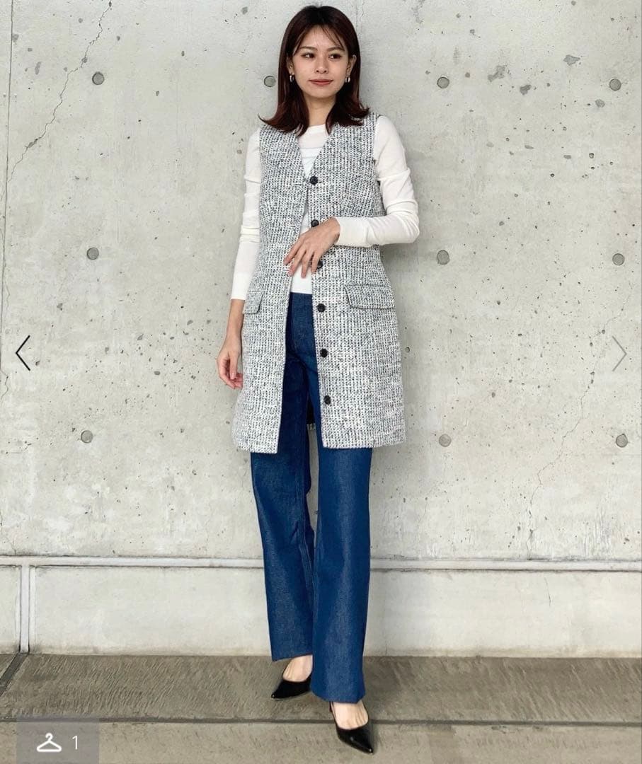 極美品☆Theory 2025SS RELAXED DENIM STRAIGHT