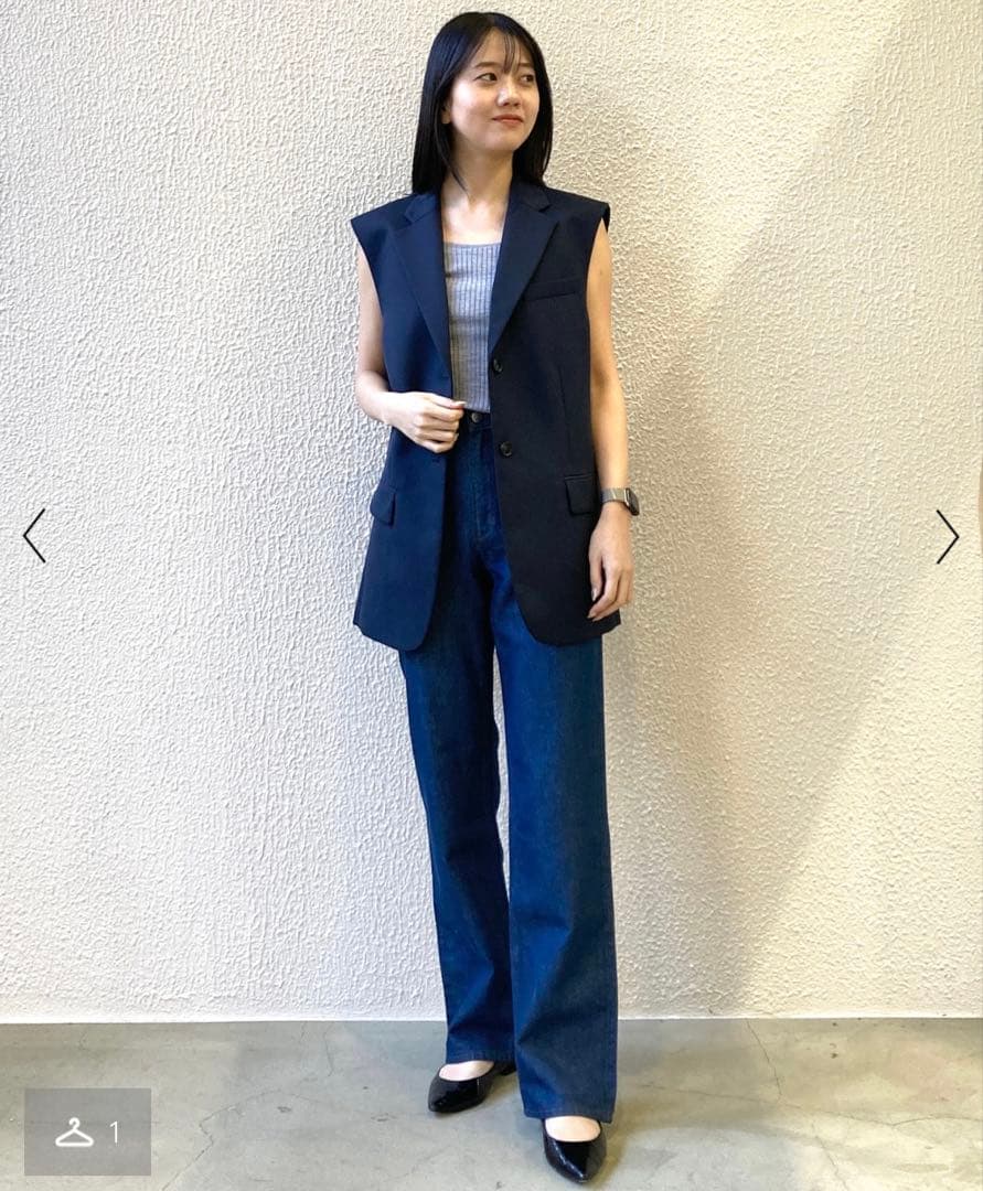極美品☆Theory 2025SS RELAXED DENIM STRAIGHT
