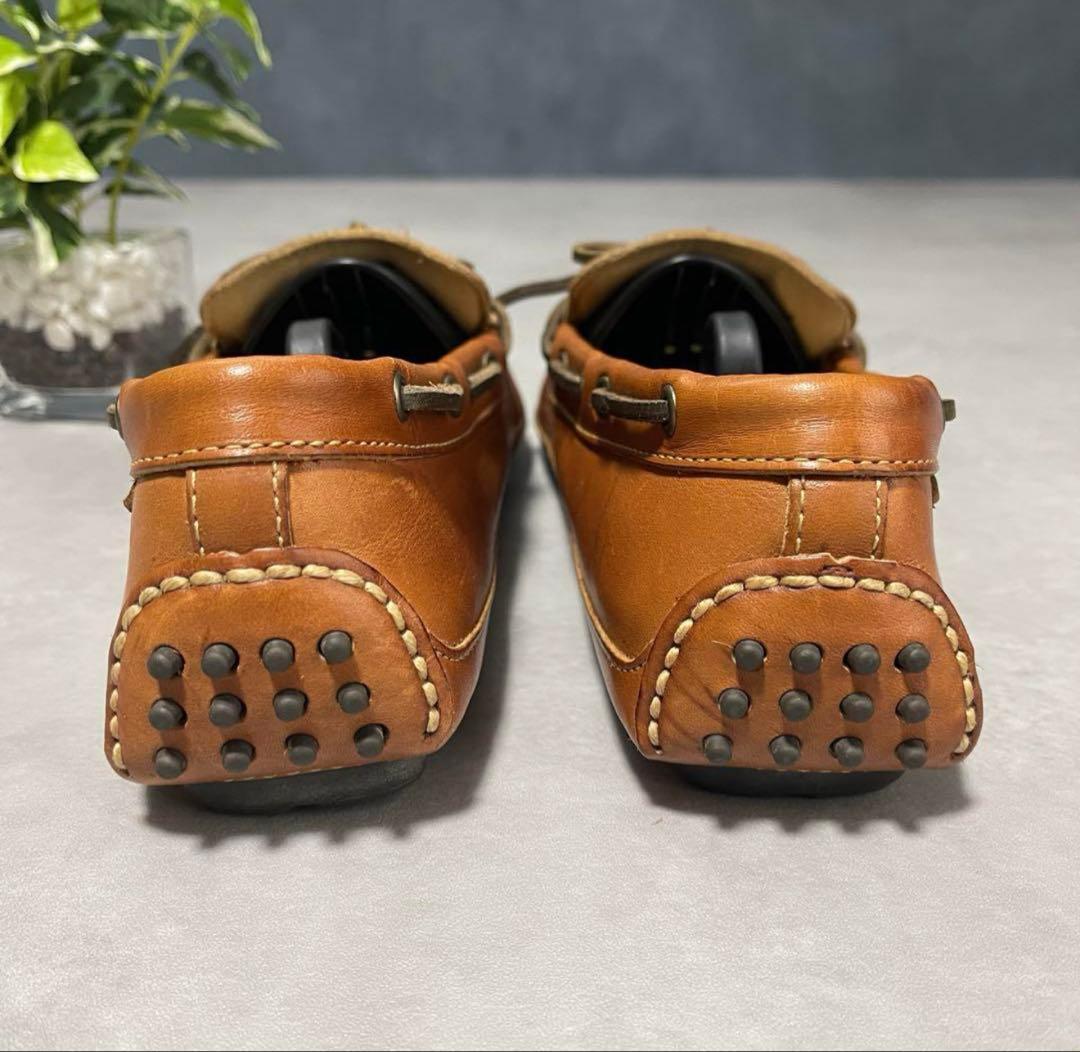 極美品 コールハーン デッキシューズ ドライビングシューズ ブラウン 7.5