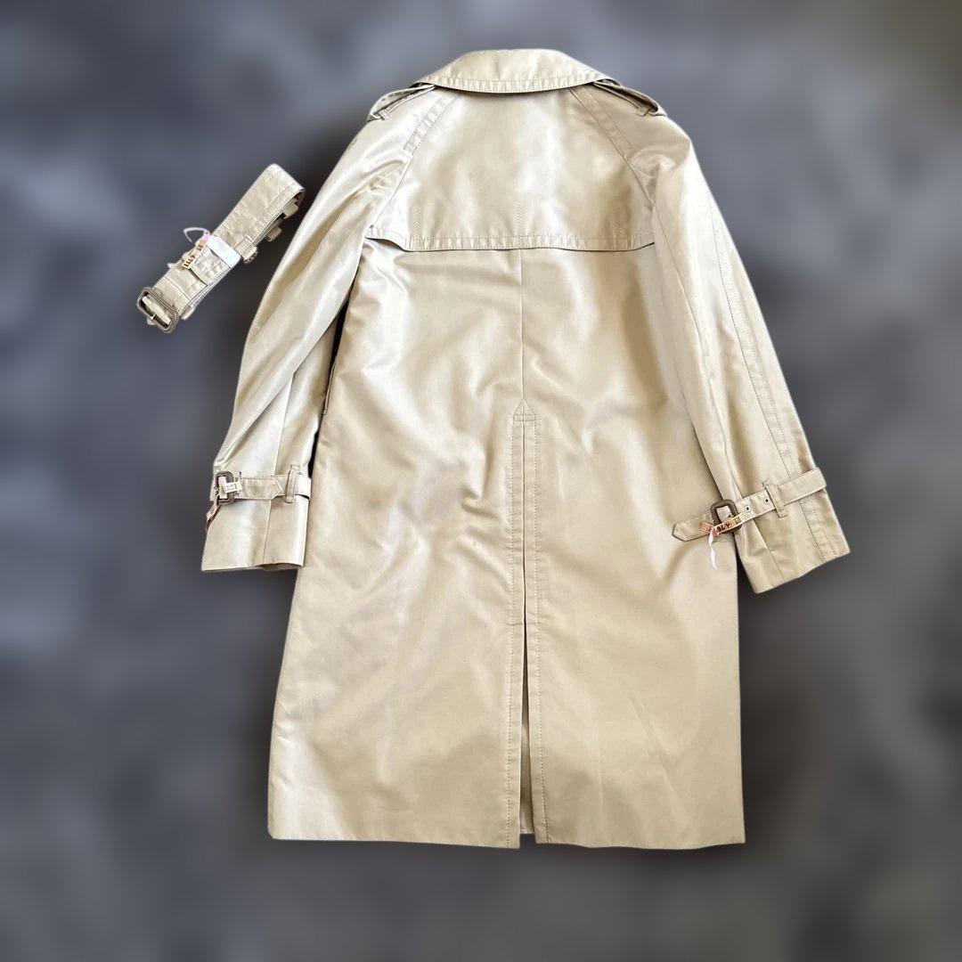【極美品】Aquascutum　トレンチコート　ブルーライナー付き　4　Sサイズ