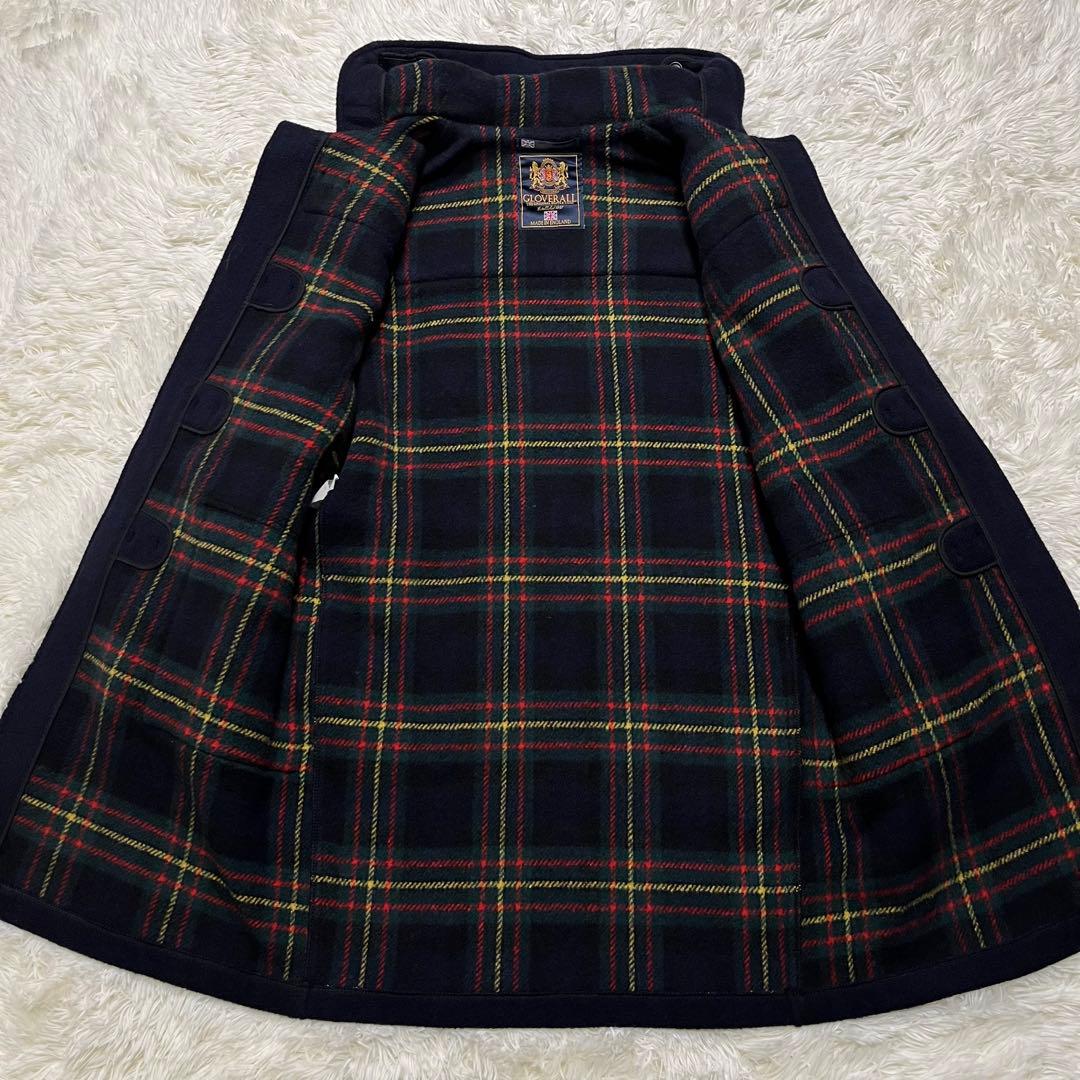 美品✨大きめ✨英国製✨グローバーオール　ダッフルコート　ネイビー　XL