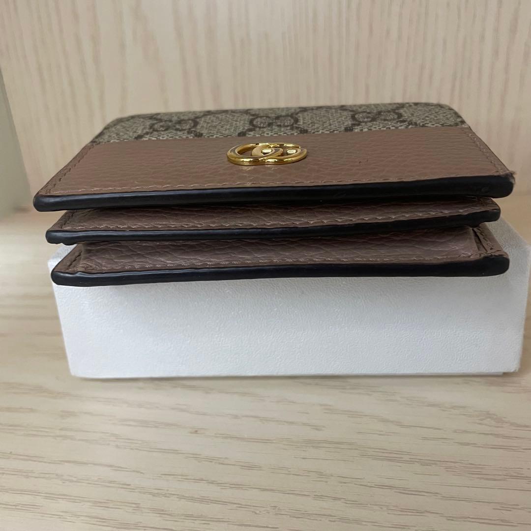 グッチミニウォレット マーモント GGスプリームキャンバス GUCCI